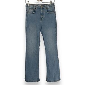 Zara Jeans High Waist Flares Light Blue Denim‎ Casual Womens Size 26